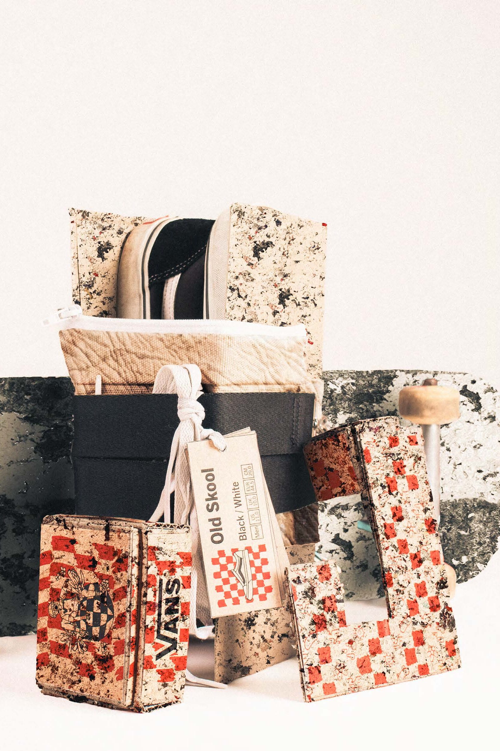 Packaging product shoot with skateboard